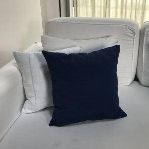 Almofada gorgurão azul