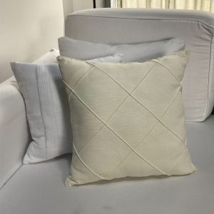 Almofada gorgurão marfim