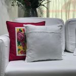 Almofada linho branco