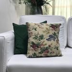 Almofada linho floral