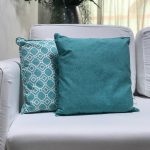 Almofada acquablock turquesa