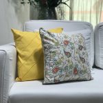 Almofada algodão bandana colorida