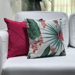 Almofada sarja flamingo