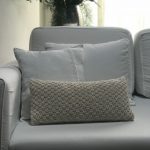 Almofada tricô retangular