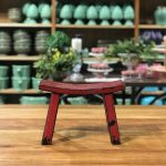 MINI BANCO VERMELHO MADEIRA