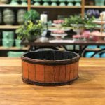 BALDE MADEIRA LARANJA