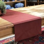 Caminho de mesa gorgurão marsala