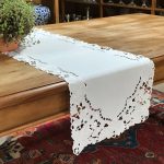 Caminho de mesa renda branca