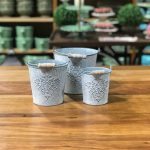 Cachepot latão balde