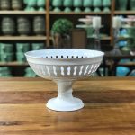 Fruteira abaulada porcelana G