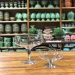 Fruteira abaulada vidro