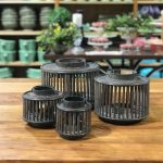 Lanterna redonda tabaco