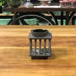 Lanterna quadrada tabaco N