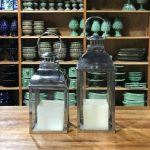 Lanterna metal cromado