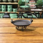 Prato com pe ferro 02 passaros