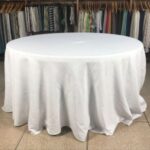 Toalha de mesa gorgurão branca