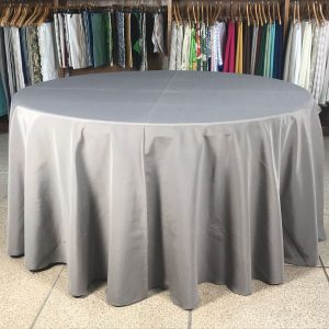 Toalha de mesa gorgurão grafite