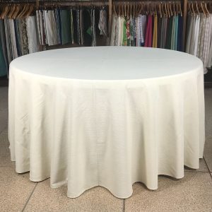 Toalha de mesa gorgurão marfim