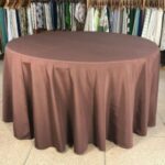 Toalha de mesa gorgurão chocolate