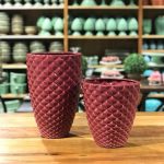 Vaso diamante cerâmica wine