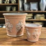 Vaso frutas cerâmica natural