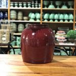 Vaso cerâmica grená