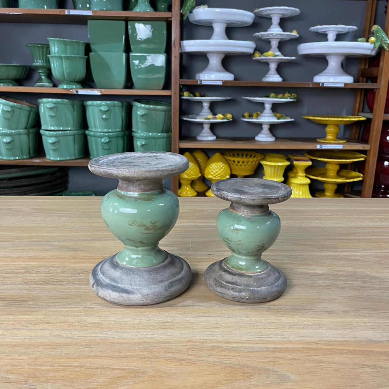 Castical ceramica verde antigo