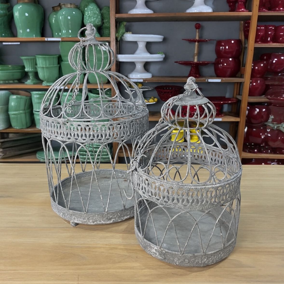 Gaiola para pendurar ferro