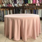 Toalha mesa gorgorão rosa claro