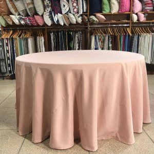 Toalha mesa gorgorão rosa claro