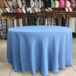 Toalha de mesa gorgorão azul hortênsia