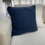 Almofada linho azul
