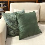 Almofada linho verde