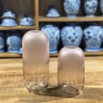 Vaso vidro degrade nude