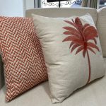 ALMOFADA LINHO ARVORE OCRE