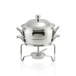 RECHAUD BANHO MARIA PANELA 2 LITROS PRATA