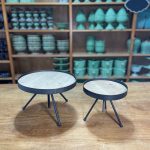 MINI MESA REGULAVEL MADEIRA E FERRO