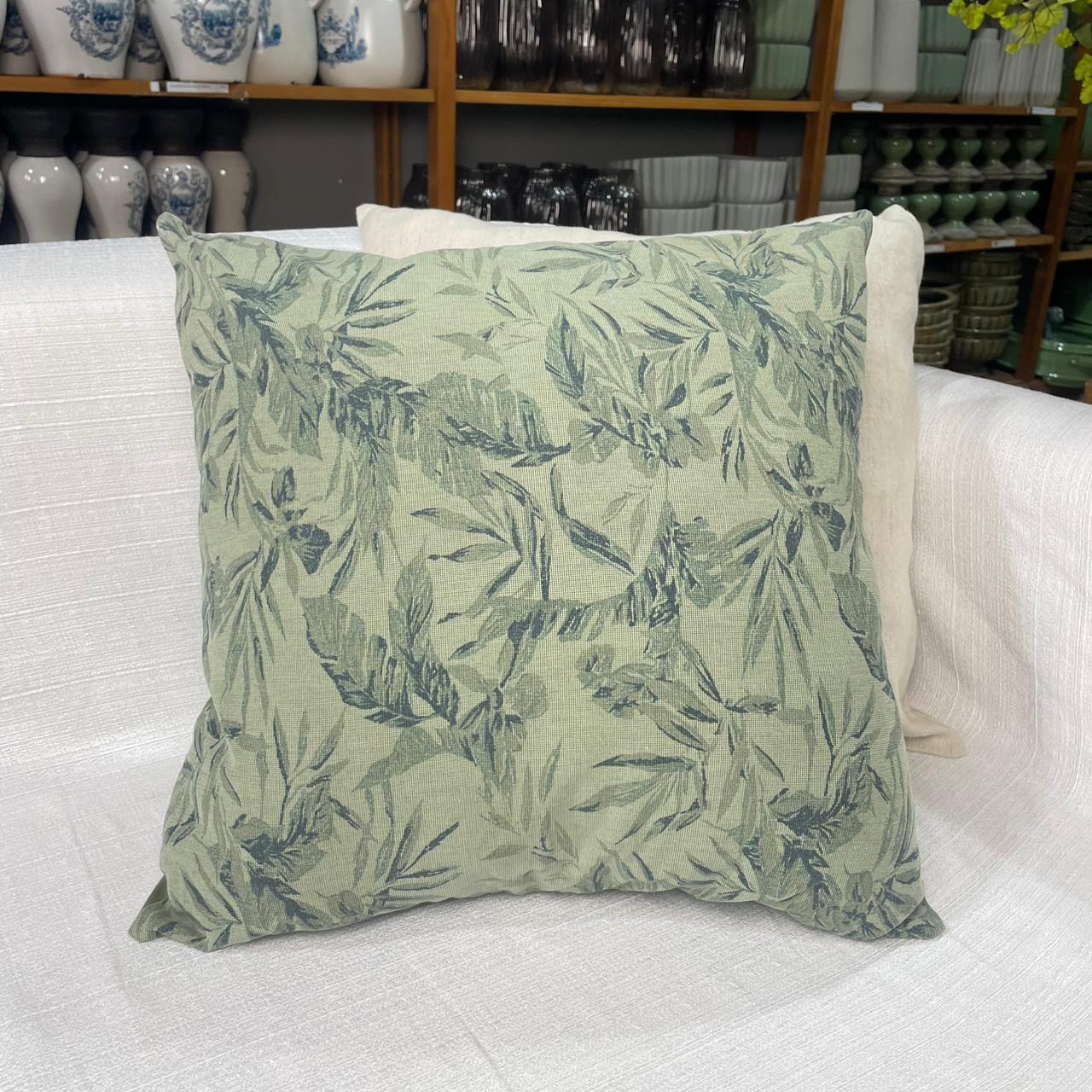 ALMOFADA VERDE MUSGO FOLHA
