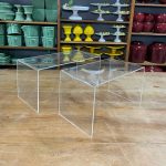 MINI MESA ACRILICO TRANSPARENTE