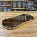 BANDEJA ESPELHO COM BORDA MADEIRA ORGÂNICA