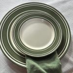 PRATO SOBREMESA BORDA VERDE