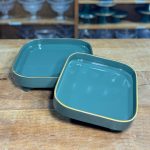 BANDEJA QUADRADA LACA VERDE