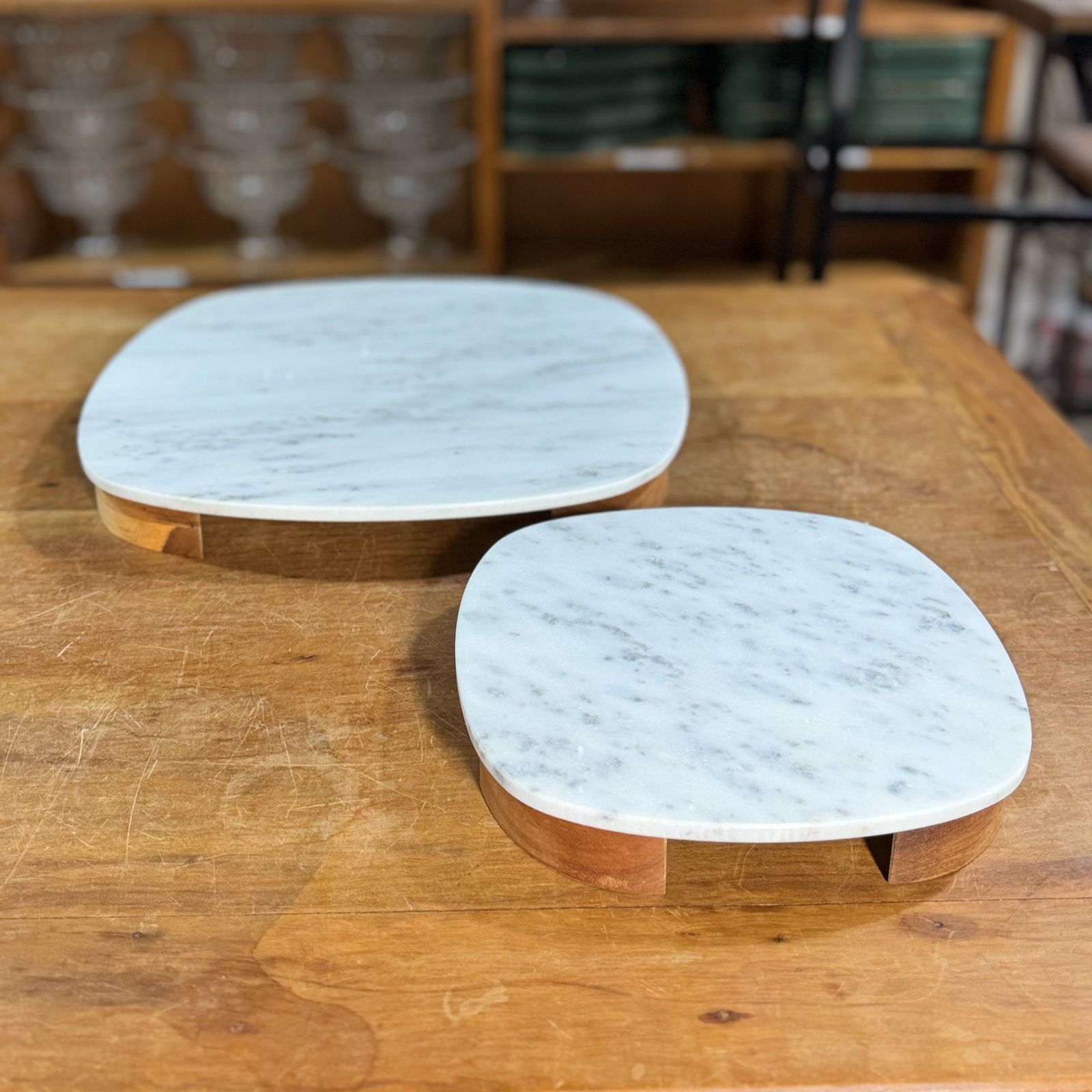 MINI MESA QUADRADA MARMORE BRANCO