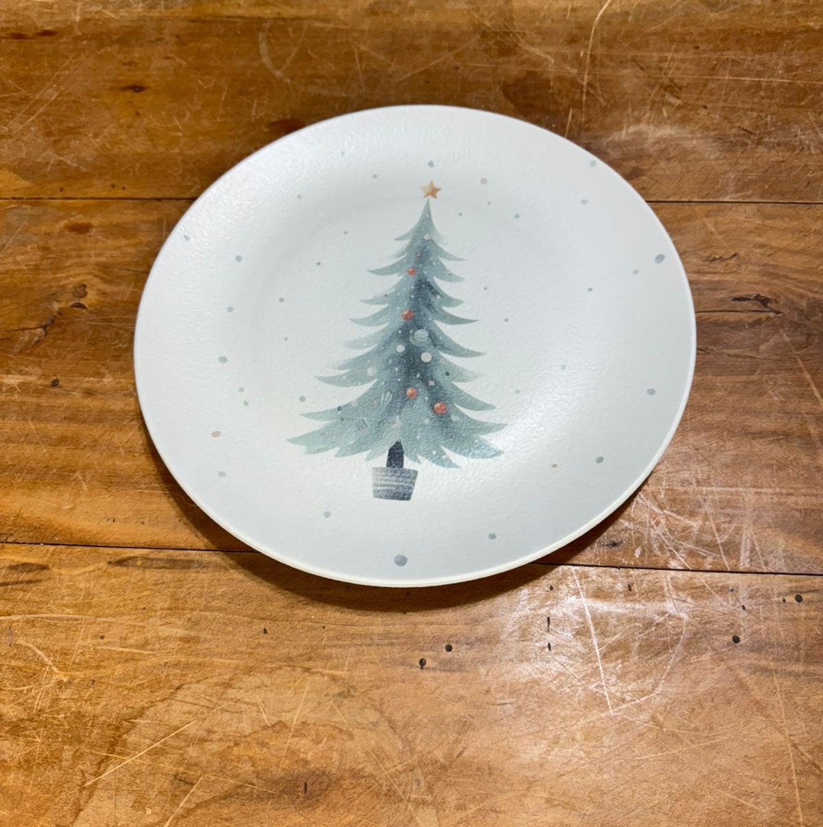 PRATO DE MESA ÁRVORE DE NATAL