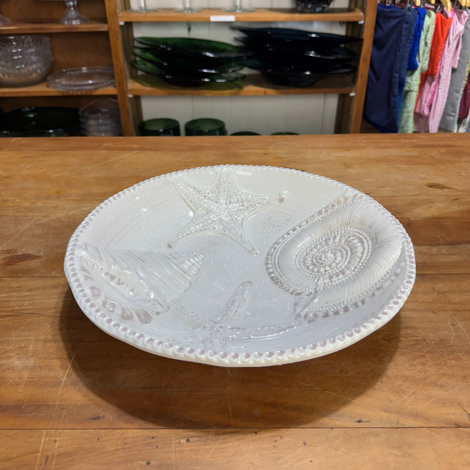 TRAVESSA MELAMINA BEGE ESTAMPADA PRAIA U