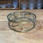 BOLEIRA VIDRO E OURO