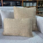 ALMOFADA ALGODÃO E JUTA RETANGULAR