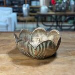 BOWL FOLHA METALICA DOURADA